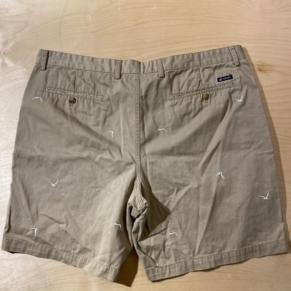 Chaps Men's Tan Shorts with Embroidered Details 42 (HS) - Picture 10 of 12